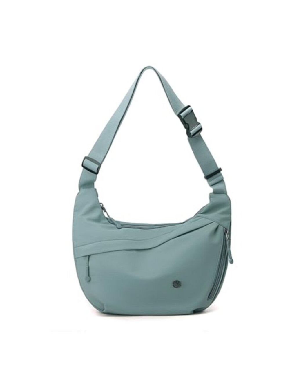 Nylon Crescent Crossbody Bag Lightweight Shoulder Tote Travel Purse